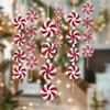 30/50pcs DIY Christmas Candies Pendant 4 Color Simulation Candies Christmas Decoration  New Year