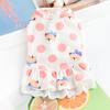 Cotton Pet Clothing Cat Small Dog Dog Clothing Polka Dot Skirt Spring and Summer Thin