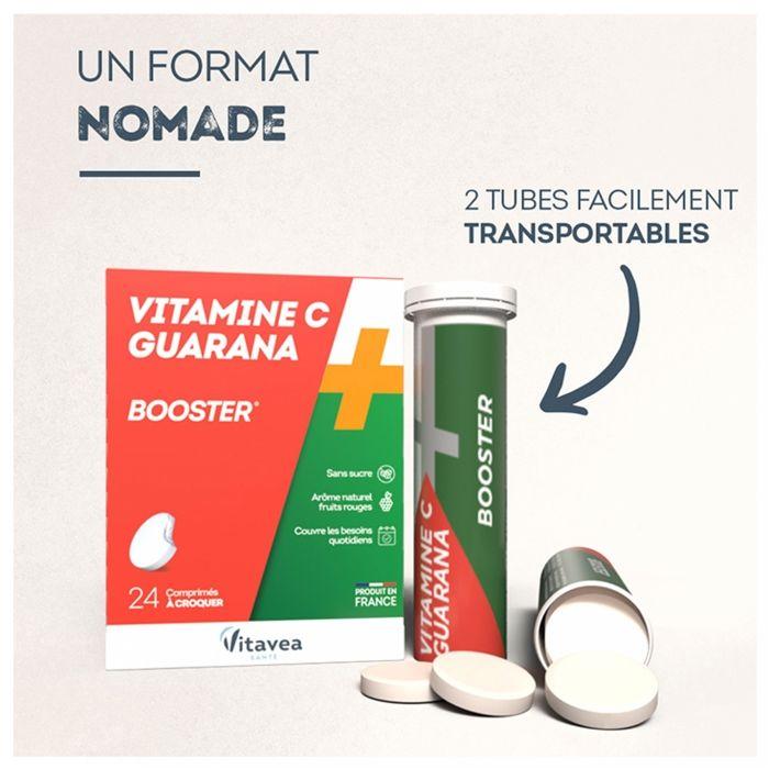 Nutrisanté Vitamine C + Guarana 24 comprimés