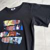 [USED] NARUTO Shippuden Short Sleeve T-Shirt, Size M, featuring Kakashi, Sasuke, and Sakura