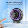 Portable Electric Desk Fan with 100 Level Digital Display,Turbo Air Circulator Fan,USB Rechargeable Compact Desktop Fan for Home/Office,2025 New Style