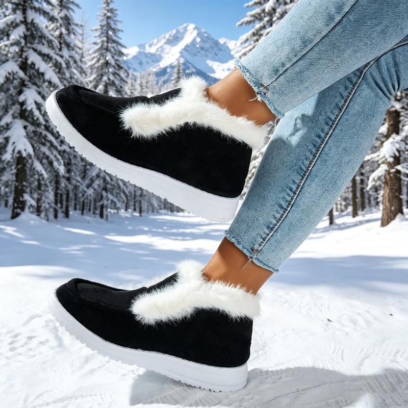Women's Winter Warm Slip-On Shoes Outdoor Soft Comfortable Casual Shoes