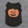T-shirt Costume pour Chien avec Motif Citrouille d'Halloween pour Chiens de Petite à Grande Taille