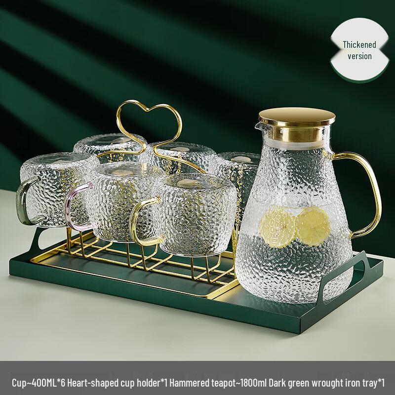 Zhuopu Hammered Heat-Resistant Glass Mug