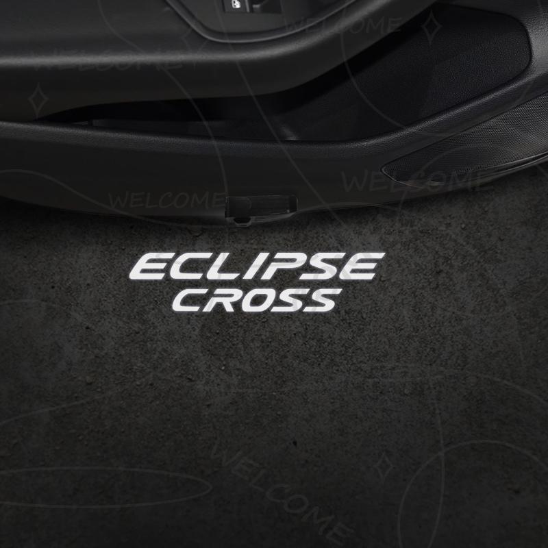 

1/2Pcs For Eclipse Cross Outlander ASX Logo Car HD Projector Lamp LED Auto Door Welcome Light Interior Decoration Accessories 1PCS