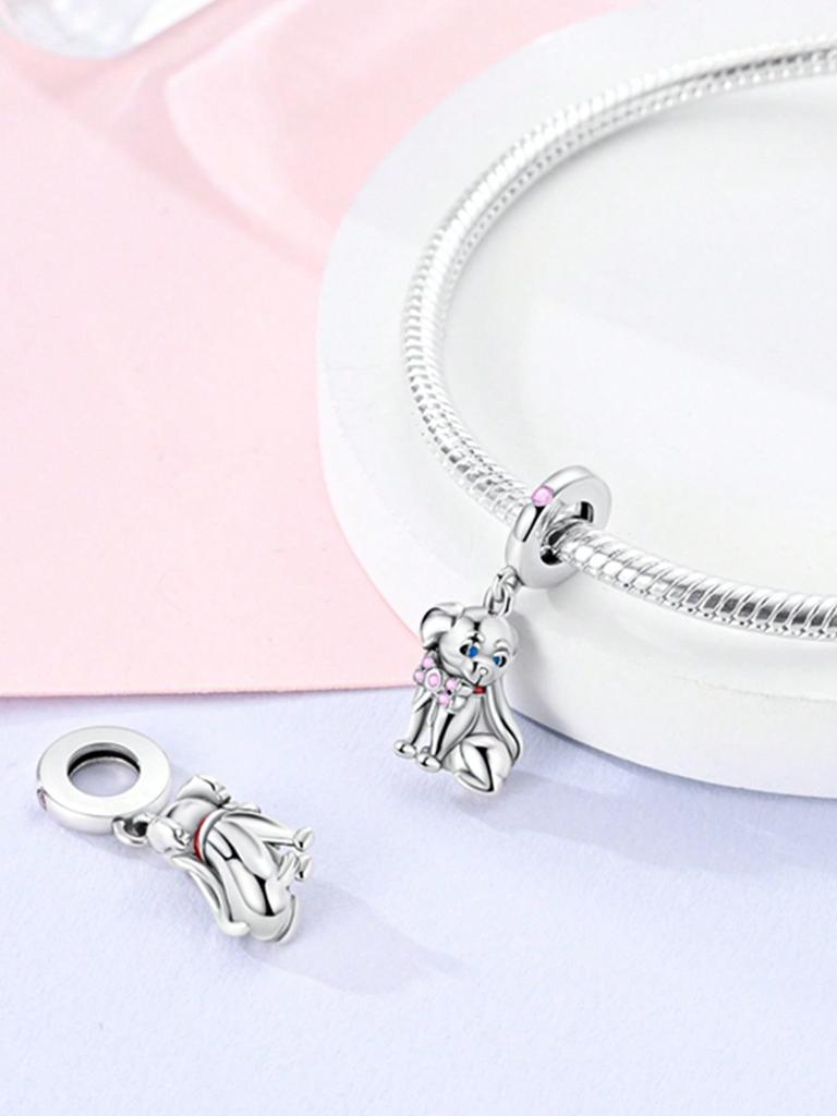 Copper Colors Cute Animals Chameleon Dinosaur Beads Charm Pendant For Original Bracelet For Women Diy Jewelry Love Gift