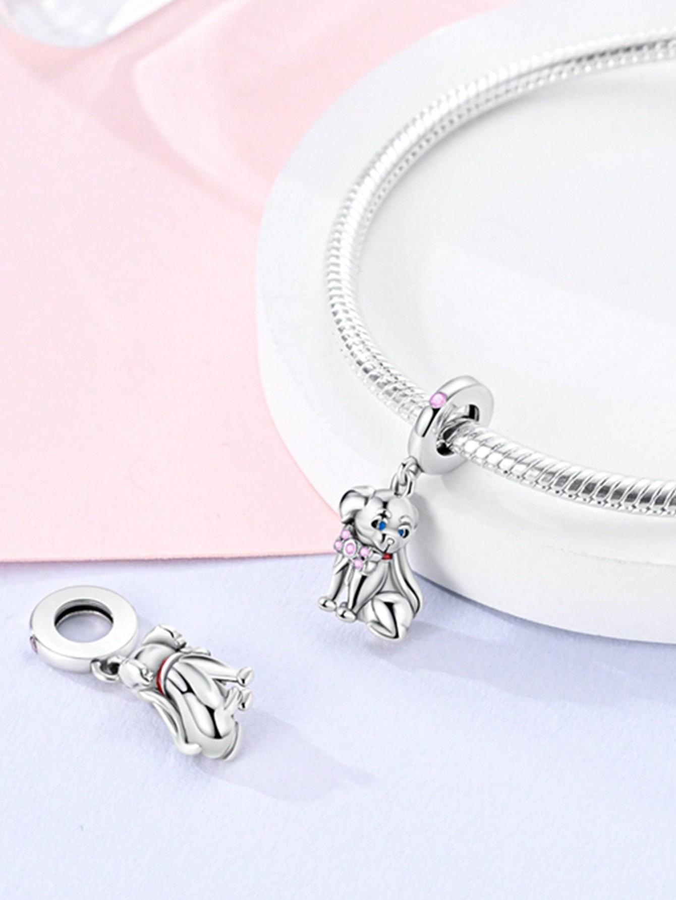 Шармы Плата Милые Животные Хамелеон Динозавр Бусины Шарм Медное Покрытие Подходит Шармы Оригинальный Браслет Для Изготовления Украшений Diy Шарм