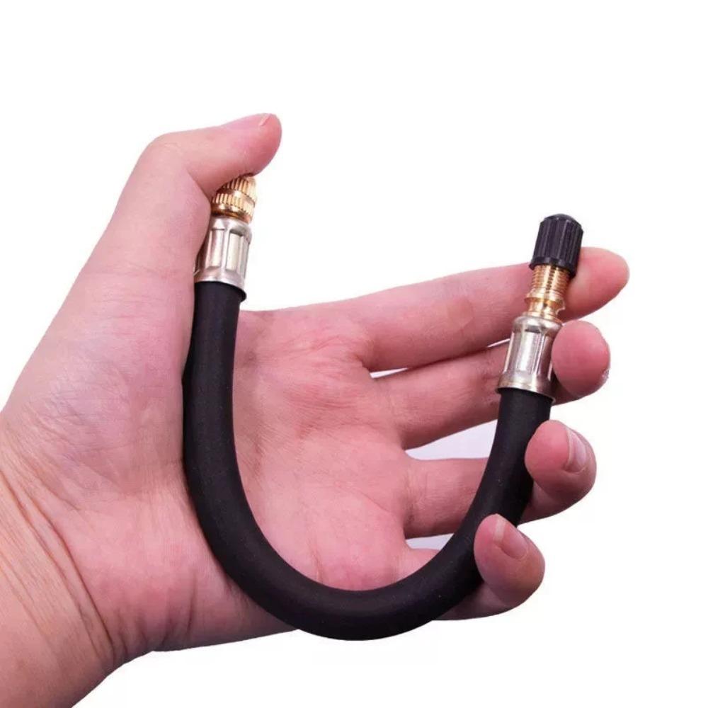 150/210mm Universal Flexible Rubber Hose Tire Valve Extension Tube Inflatable Adapter for Car Wheels Tyre Valve Stems