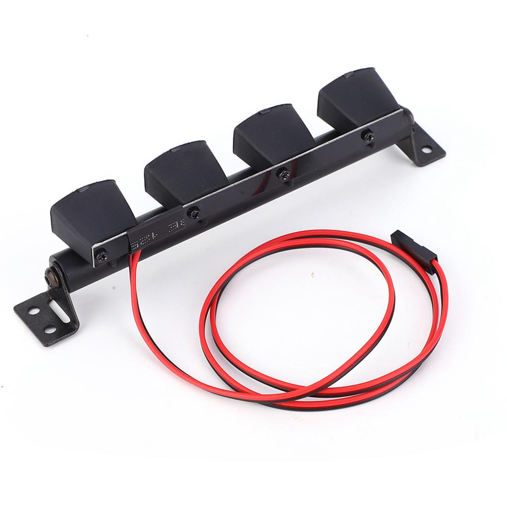 1 10 Scale RC Crawler Car Roof Light Bar Spotlights Fit for TRX4 90046 SCX10 Pull Car