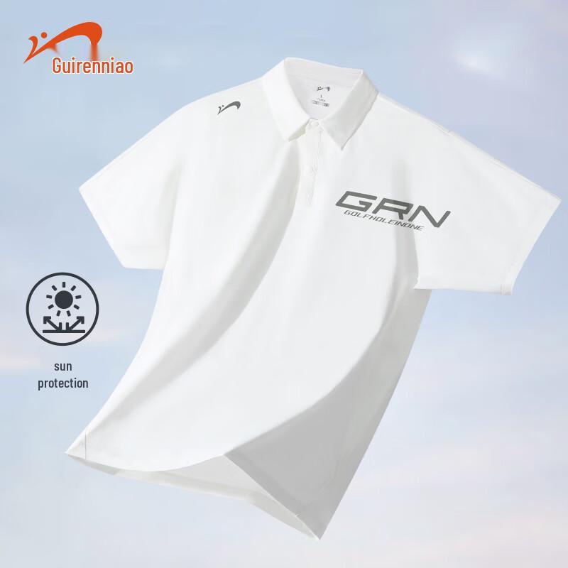 

Guirenniao Men s Breathable Slim Fit Polo Shirt M