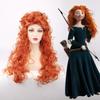Lace Front Wig Women Natural Straight Long Hair Middle Part Brown Blend Heat Resistant Synthetic