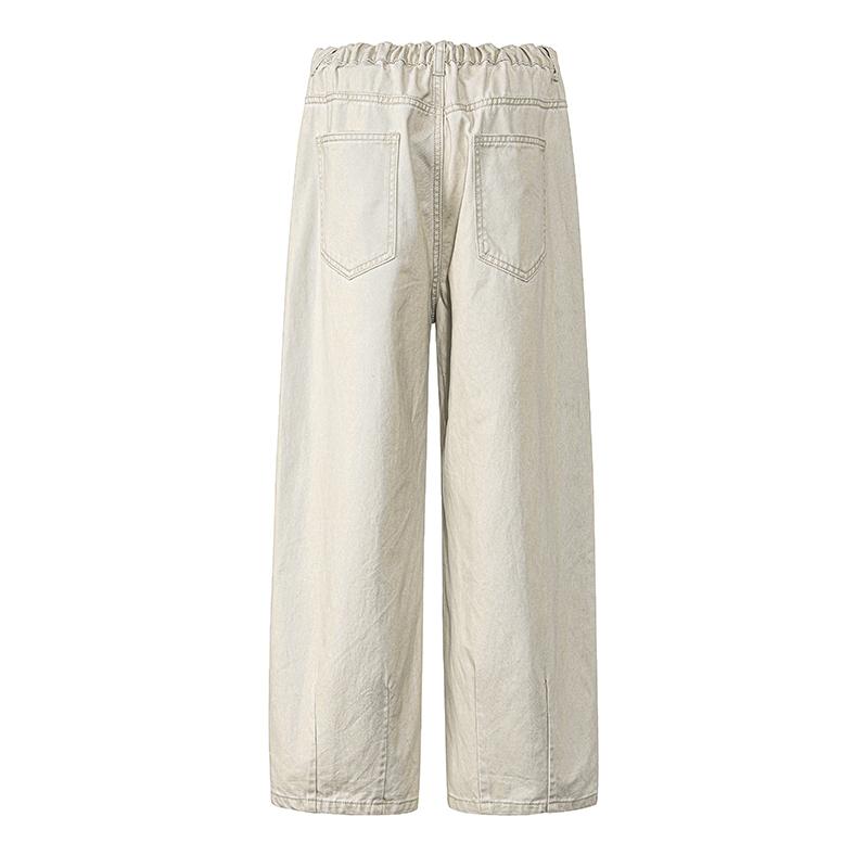 2025 Spring Summer Men Pure Cotton Cargo Pants Korean Style Male Casual Loose Pants Man Overalls Hip Hop Streetwear Trousers