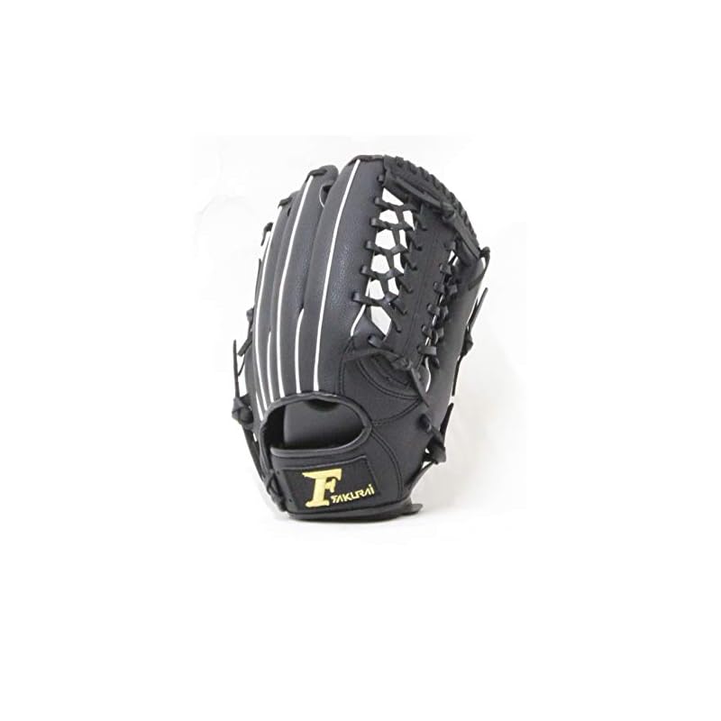 Sakurai Trading (SAKURAI) FALCON Softball Glove (General Use) All-Around Type, Size L, Black, Gift Item, FGS-311(N21), Sizes: 26cm, 21cm, 17cm