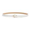 Women Golden Color C-Body Buckle Leather Belt Korean Belt Version Fashion Fine C3P4