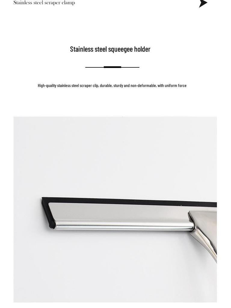 Glass Squeegee & Cleaning Brush: Window Cleaning Gadget