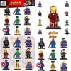 Superhero Minifigures Building Blocks Toy Includes Iron Man Captain America Wolverine And More!