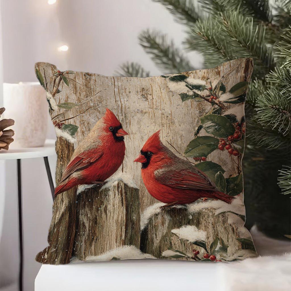 Weihnachts-Gnom-Muster-KissenbezugGeeignet für Sofa, Auto, Schlafzimmer, dekorative Kissenhülle, Kissenbezug