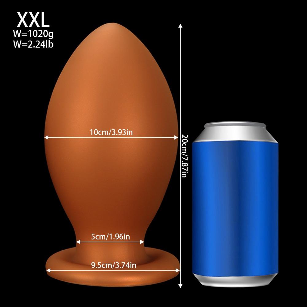Extra Large Silicone Anal Plug Butt Plug for Men Women Wearable Anal Dilator Soft Sex Toys