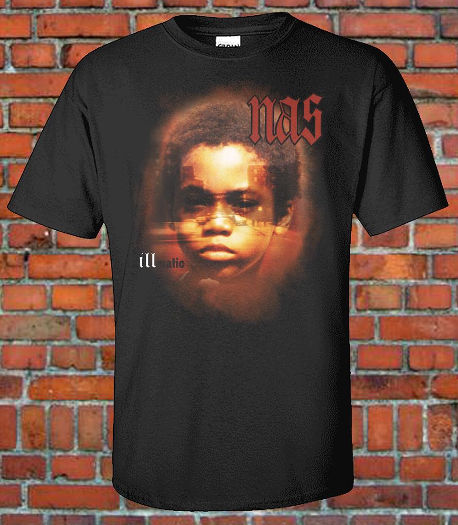 T-shirt Grafica Album Cover Illmatic di NAS