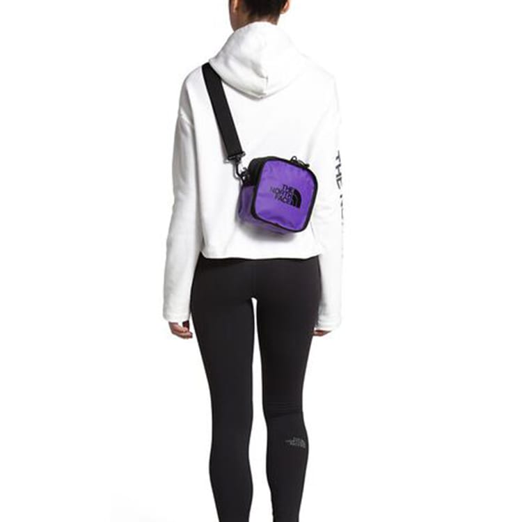 The North Face Nylon Small Square Bag One Shoulder Outdoor Bag Crossbody Bag Unisex Purple NF0A3VWS-S96