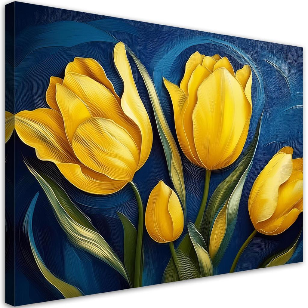 Canvas Print, Tulips, Nature, Flowers