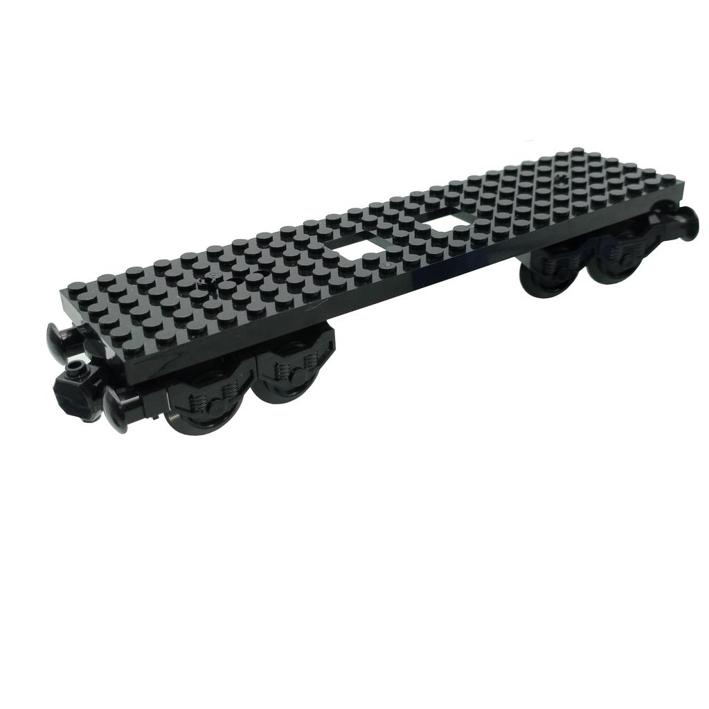 Technical MOC Toys Playsetss for Kids City Series Train 6x24 Base Wheel Carriage Brick Playset Assembled Parts Creative DIY Idea DIY Gift Present