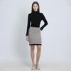 Ozoc Tweed Setup Knit Skirt