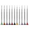 Hochleistungs-Stahl-Präzisionsschraubendreher-Set Ergonomischer Aluminiumgriff Mehrere Größen für Uhren- und Brillenreparaturen