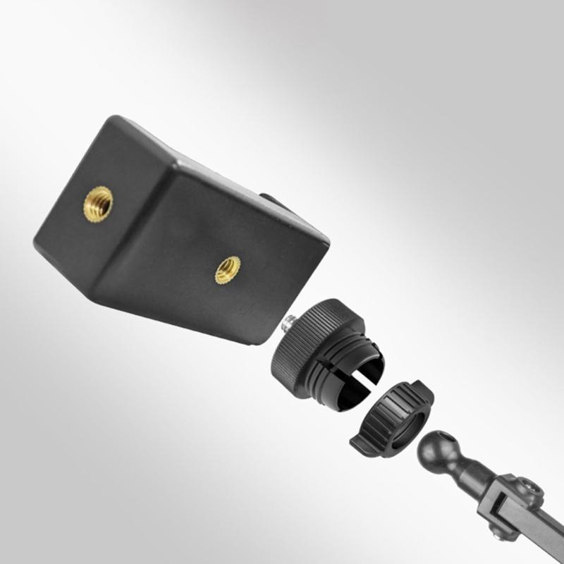 2Pcs 17mm Ball Head To 1/4 Thread Adapters for Tripods Camera Mounts and Action Cameras Providing Flexible Installation