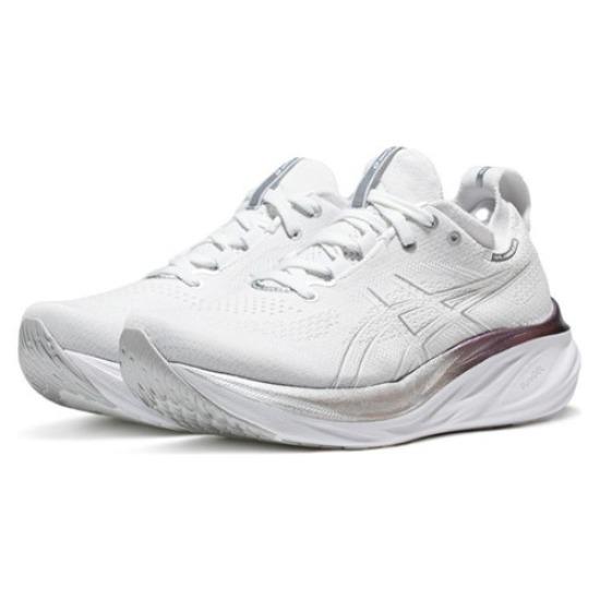 ASICS Gel Nimbus 26 Platinum Real White Pure Silver - 1012B720-100