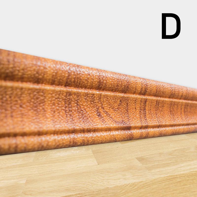 Papel tapiz autoadhesivo de zócalo de 2,35 m, línea de cintura, borde de mármol 3D, adhesivo de pared extraíble