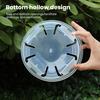 Breathable Flower Pot Transparent PP Planter for Orchids Caladiums Self-Watering Aerating Sun Resistant Flowerpot for Home Garden