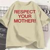 Respect Your Mother TShirt For Unisex Harrys Styles Together Tour Novelty Pure Cotton Tees Crew Neck Short Sleeve Summer Clothes
