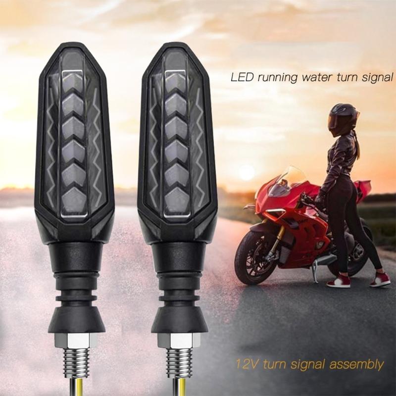 1 Pair Turning Indicators Blinker Motorbike Modification Accessories Running Indicator Lamp Motorcycle Turn Signals Lamp