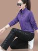 Women's Cardigan Hoodie Sportswear: Loose Fit Three-Piece Set for Spring Autumn 2026 – Ideal for Middle-Aged & Elderly Casual Running