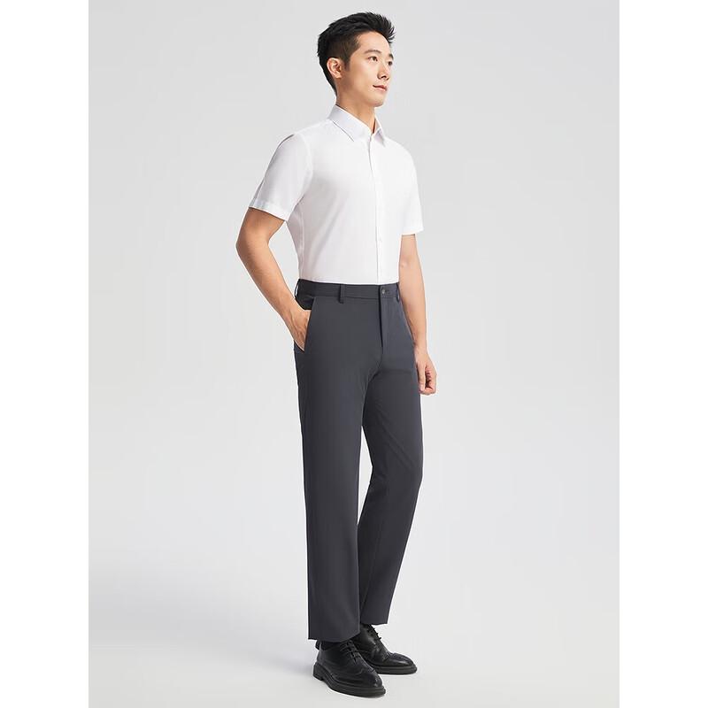 

Youngor Men s Wrinkle-Resistant Short Sleeve Shirt 42