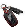 Echte Leder Auto Schlüsselanhänger Hülle Tasche Halter Fernbedienung Passend Für Hyundai Grandeur Hg Limousine Santa Fe 3Dm Grand Santafe Ix45 Equus Azera Genesis G80