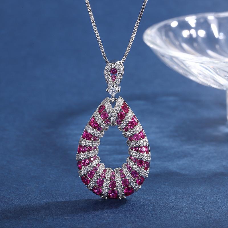 

Ювелирные изделия Женские серьги, Цветные серьги-пусеты с сокровищами, Подвеска, инкрустированная имитацией сокровища цвета голубиной крови, Набор серег.