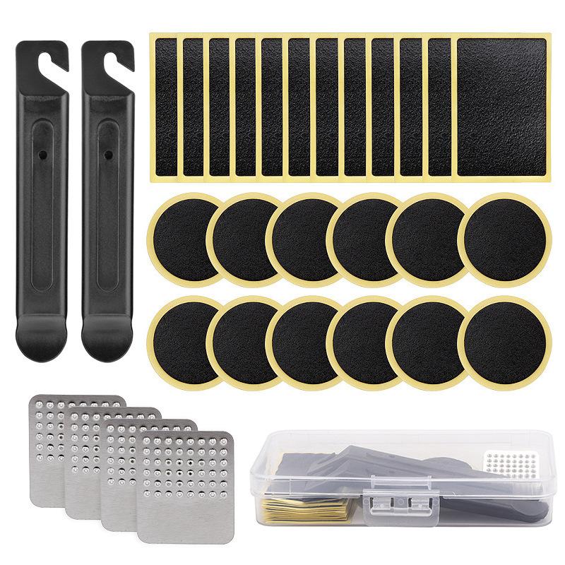 Bicycle Glue-free Tire Repair Piece, Tire Pry Rod Repair Set, Bicycle Quick Tool Set Box