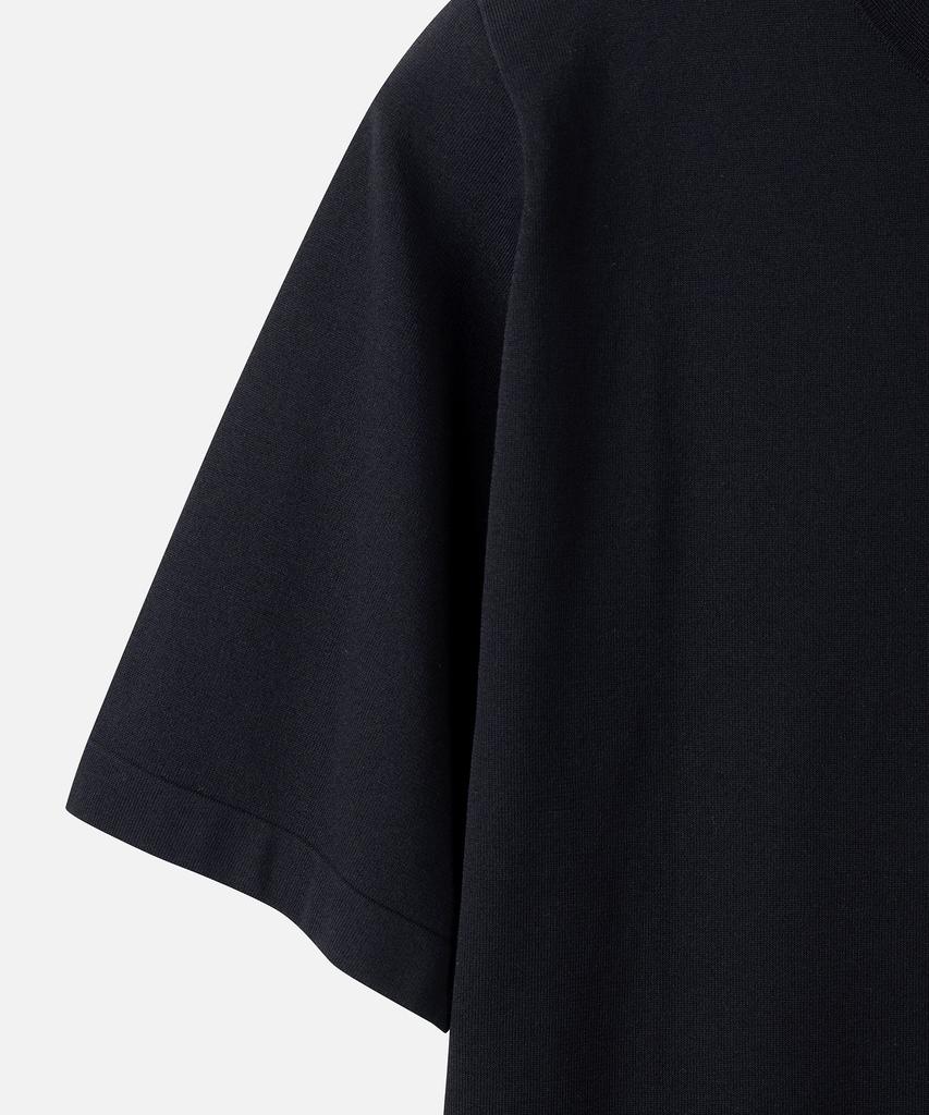 247Silijeu Lunalite 16Gg Half Knit Top Dark Navy