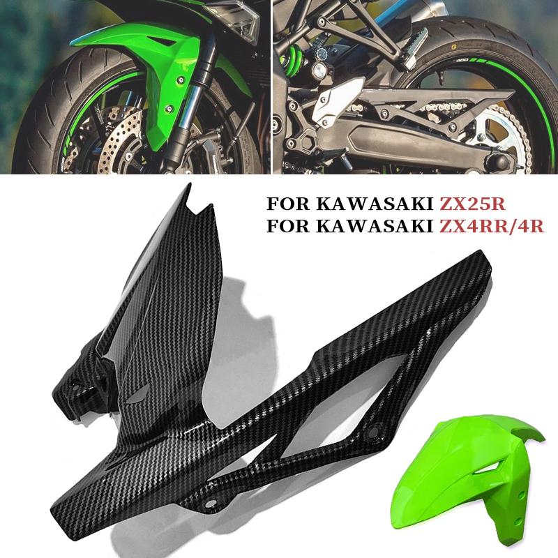 ZX25R ZX4RR/4R Motorcycle Modified Front Fender Splash Guard Rear Mudguard Fairing Cover For Kawasaki ZX-25R ZX-4RR/4R 2019-2025