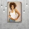 whitney houston Vintage Tin Sign Home Decor Wall Decor Art Wall Mural Room Decoration Decor Retro Metal Sign Plate Bar Posters