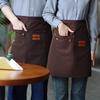 Oil-Proof Kitchen Apron - Stain-Resistant, Waterproof, Logo-Printed Workwear for Cooking and Catering