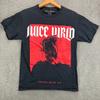 Juice Wrld Legends Never Die Grafik T-Shirt Herren Klein Schwarz Rot Rap Tee
