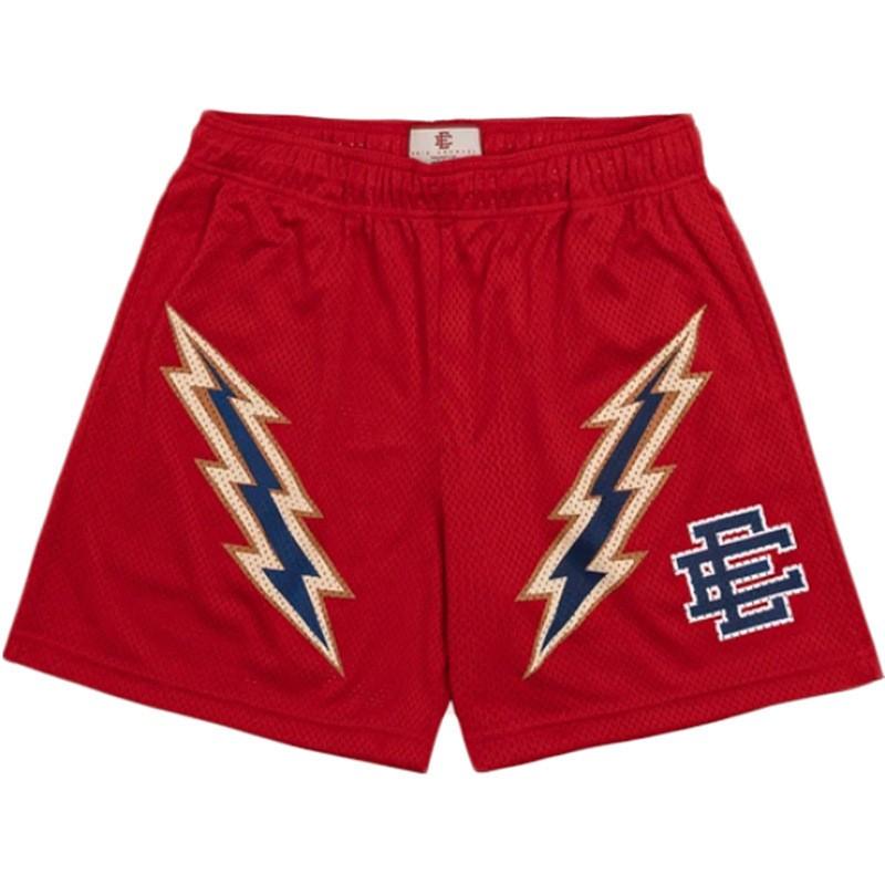 Eric Emanuel EE Herren Mesh Fitnessshorts Atmungsaktiv Jogging Training Lässige Sportbekleidung