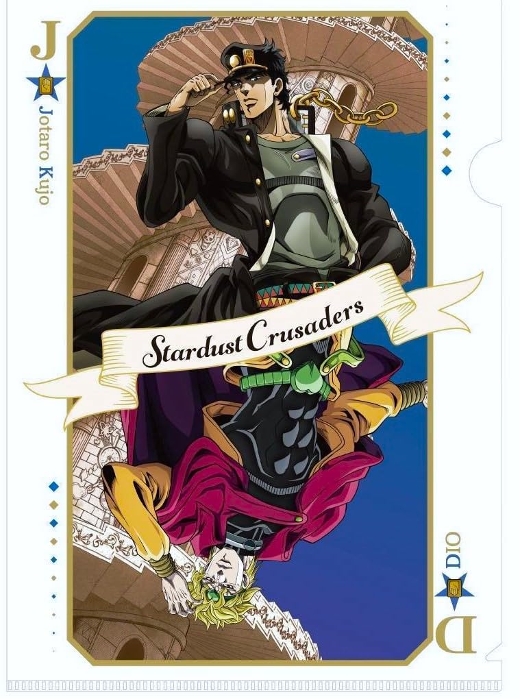 JoJo s Bizarre Adventure Прозрачный файл Джотаро Куджо Дио (Винтовая лестница) Stardust Crusaders JoJo World THE JOJO WORLD Официальный мерч