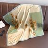 Simulation silk flower printing silk scarf square scarf high-end shawl sunscreen neck scarf headscarf scarf