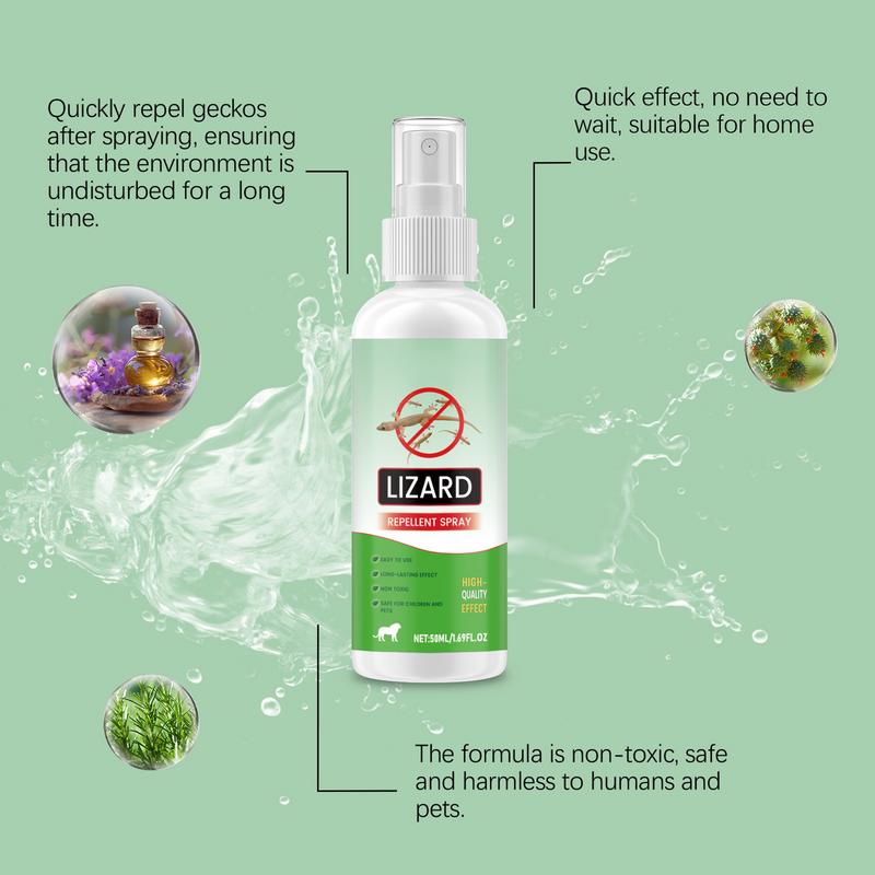 Rodents Repellents Indoor 50ml Lizard Repellents Lavender Oil Gecko Spray Powerful Reptile Deterrening Pet Safe Repel Repeller