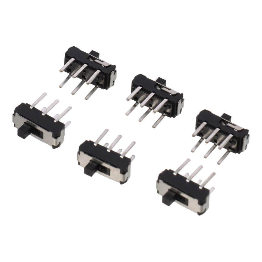 6pcs 6 Pin 2 Position Micro Mini Toggle Switch JC-SK09 Vertical Slide Switch  Electrical Equipment