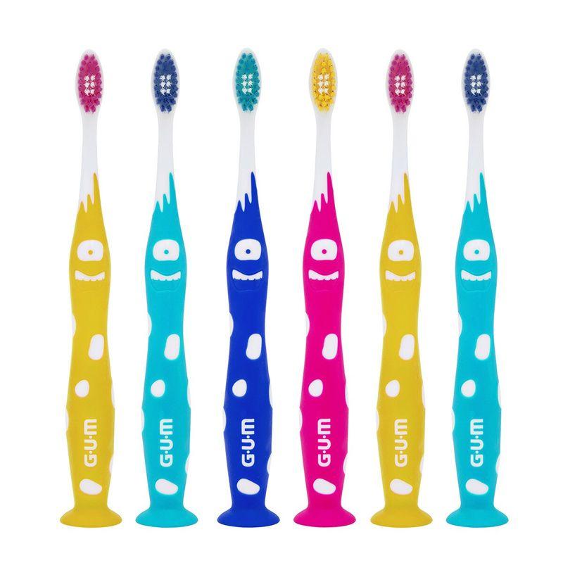 G.U.M Monsterz Kids Toothbrush 6ea